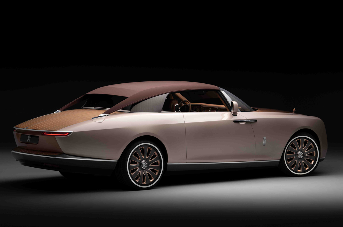 Rolls Royce Boat Tail rear quarter 